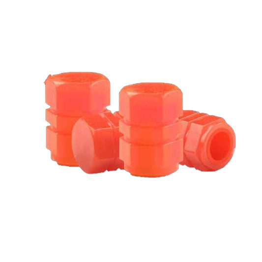 Luminous Tyre Valve Caps – Glow-in-the-Dark Air Stem Covers (4 Pcs / Mix Colour) Signaturekarts