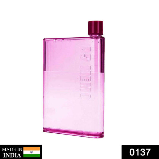 A5 Size Notebook Plastic Bottle (Any Color) signaturekarts