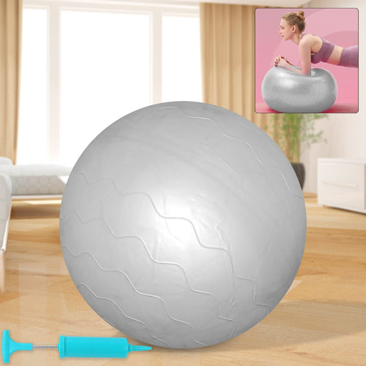 Heavy Duty Gym Ball Non-Slip Stability Ball with Foot Pump for Total Body Fitness Signature Kart