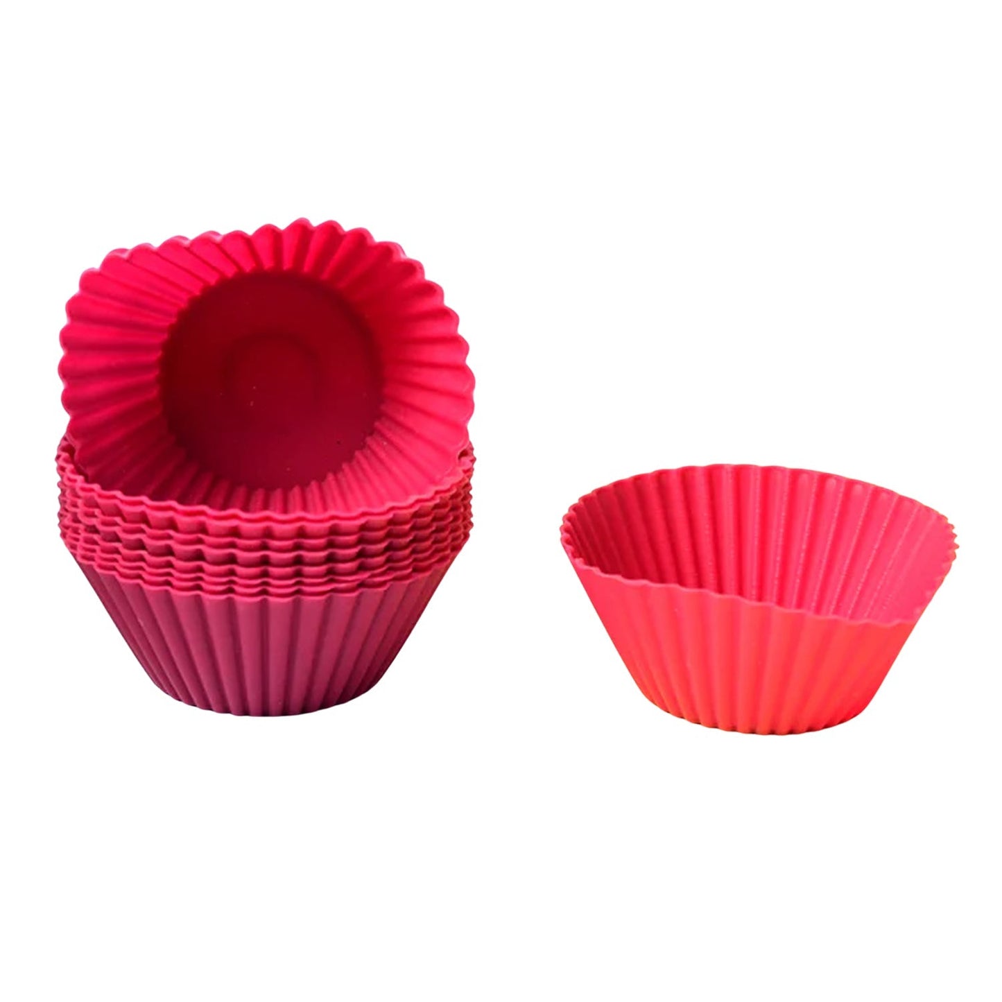 Silicone Cup Cake Mould (10 Pcs Set) Signature kart