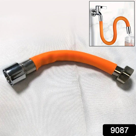 Flexible Water Tap Extender, 360° Bending Faucet Extension Tube with Connector (18cm) Your Brand