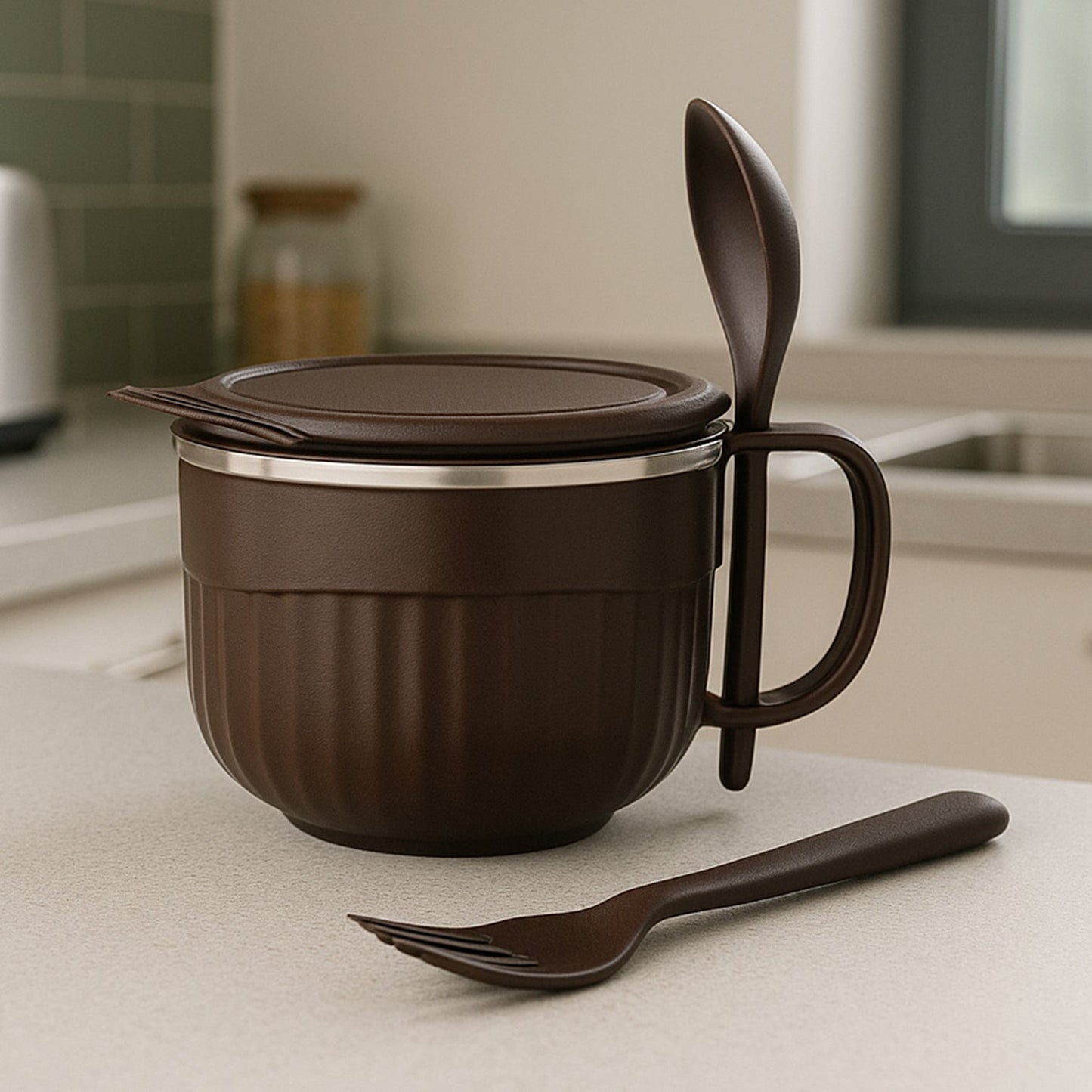 Home Chef Tangy Twist Insulated Lunch Bowl (Approx 650ML & 1 Pc) Signature kart