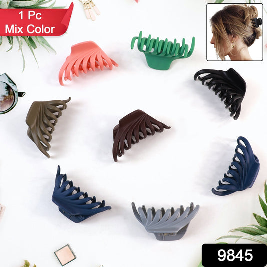 Plastic Hair Clamp Grip, Simple Matte Hair Barrette Clamp (1 Pc) Signature kart