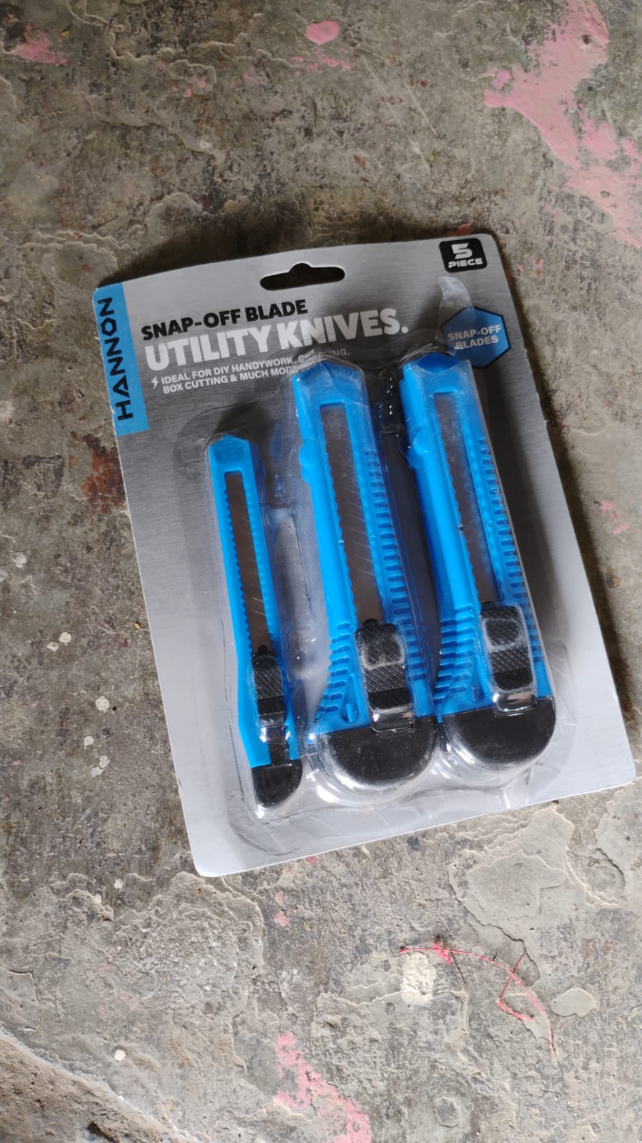 Multi-Use Iron Cutter Knife (5 Pcs Set / Mix Size) Signaturekarts