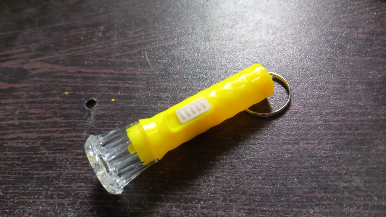 Small Plastic LED Torch – Cute & Handy Pocket Flashlight for Kids (1 Pc) signaturekarts