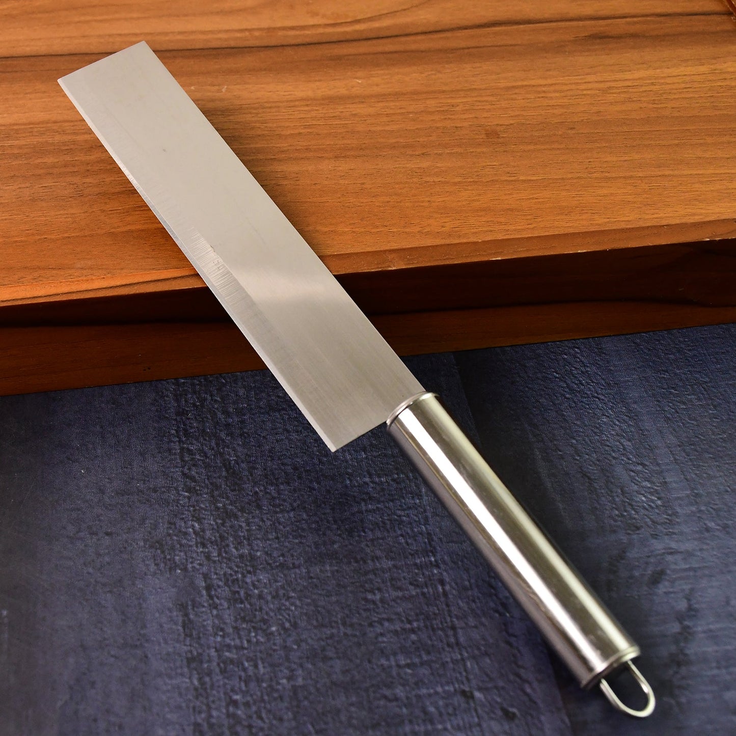 Professional-Grade Stainless Steel Vegetable Cleaver Knife 1 Pc signaturekarts