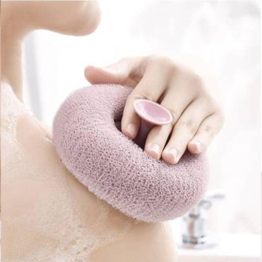 Flower Bath Sponge - Super Soft Body Exfoliator with Suction Cup for Shower & Massage signaturekarts