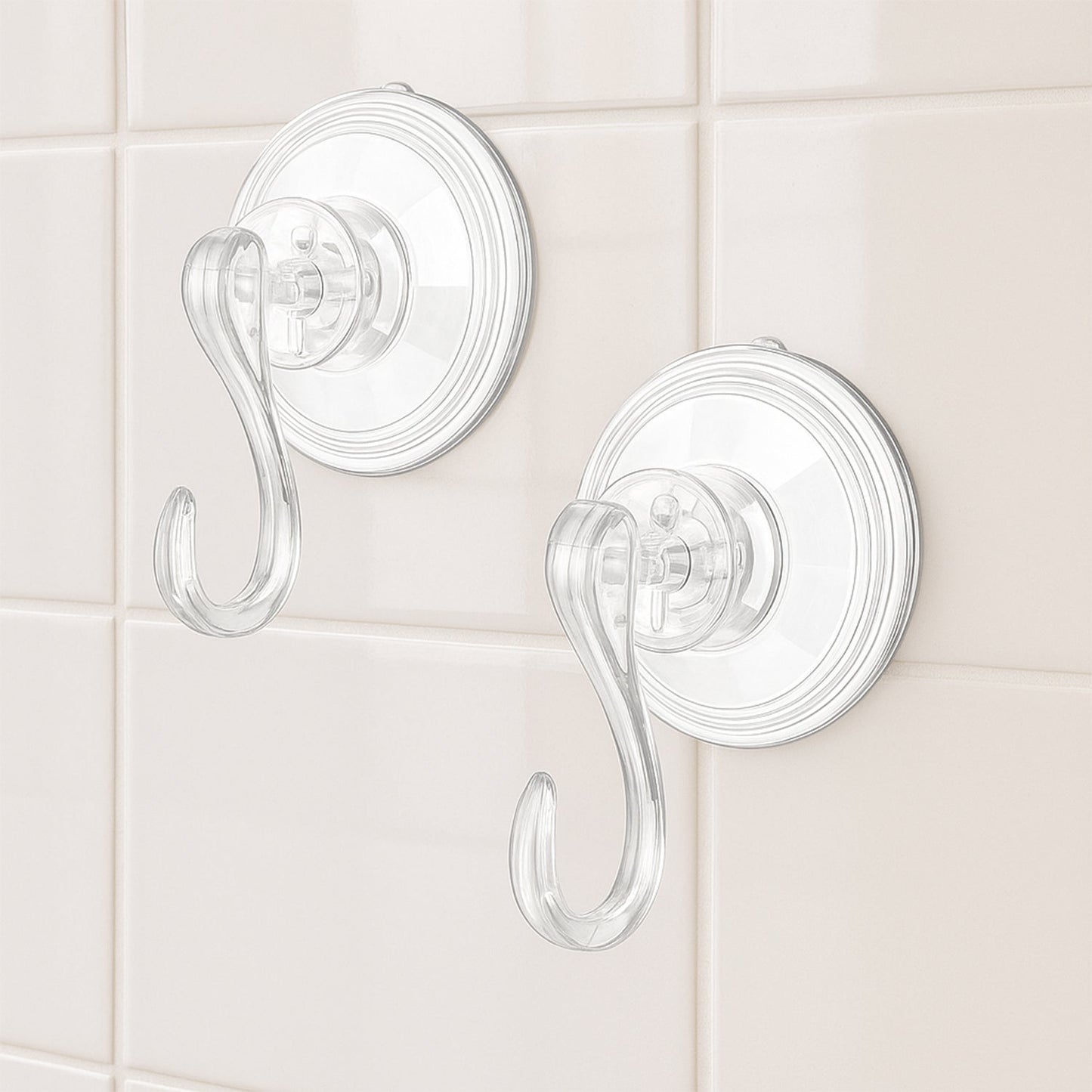 Plastic Suction Cup Hooks (4 Pcs Set) Signature kart