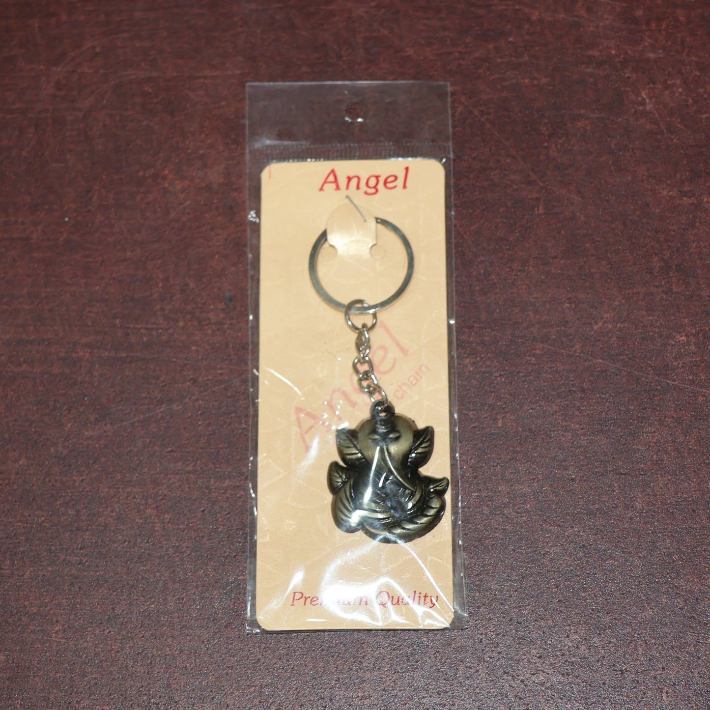 Ganesh Face Antique Black Metal Keychain (1 Pc) signaturekarts