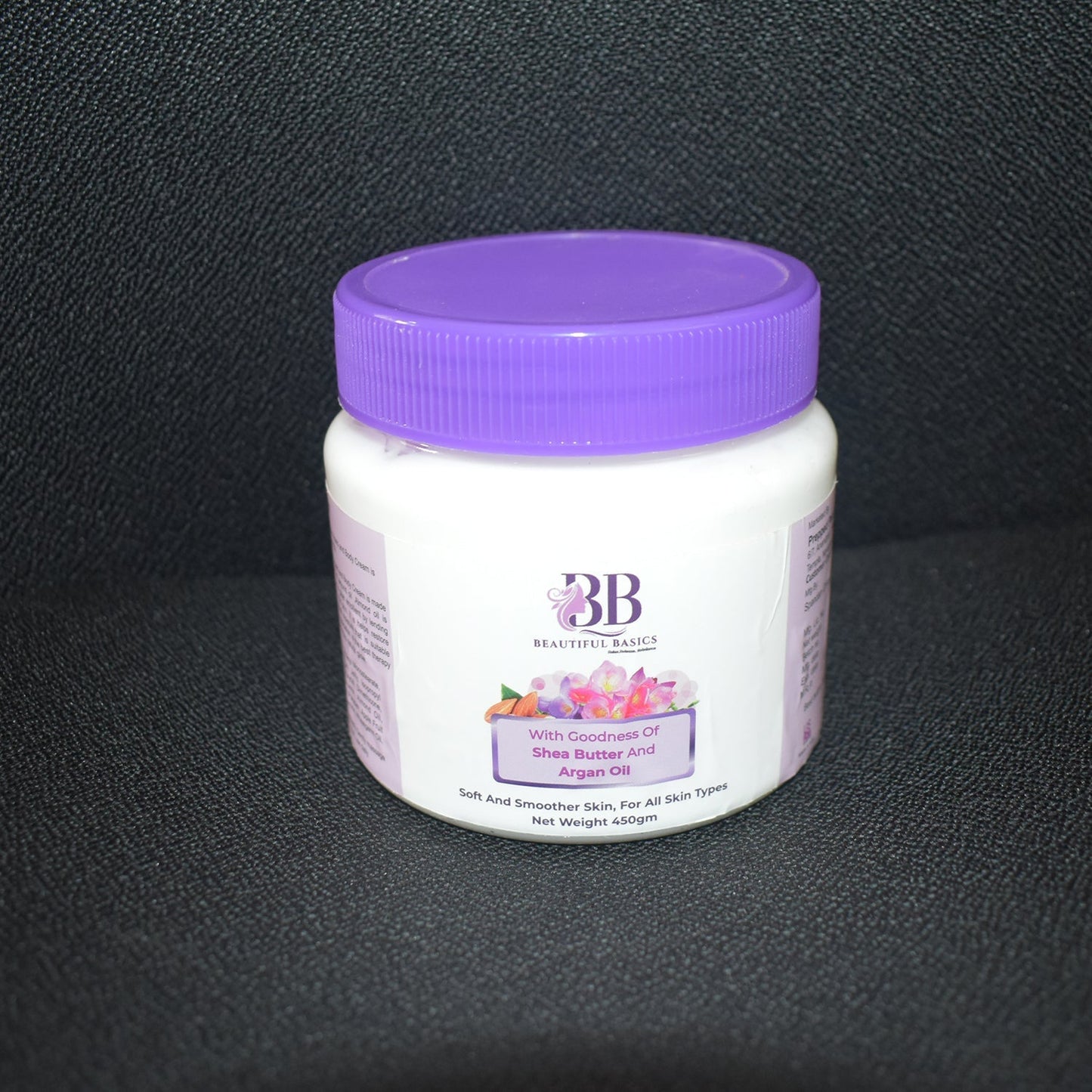 Beautiful Basics Shea Butter & Argan Oil Body Cream – 450g signaturekarts