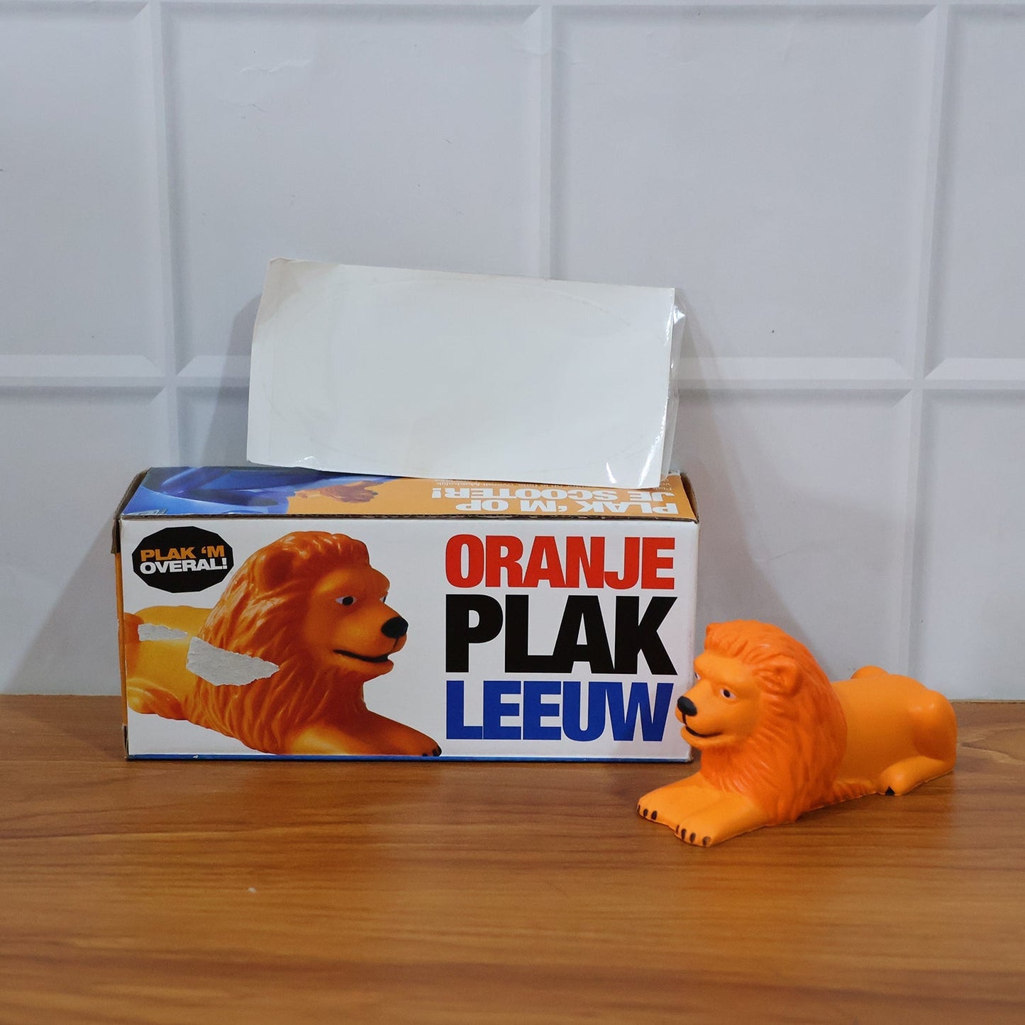 Premium Oranje Plak Leeuw Lion Car Dashboard Toy (1 Pc) signaturekarts