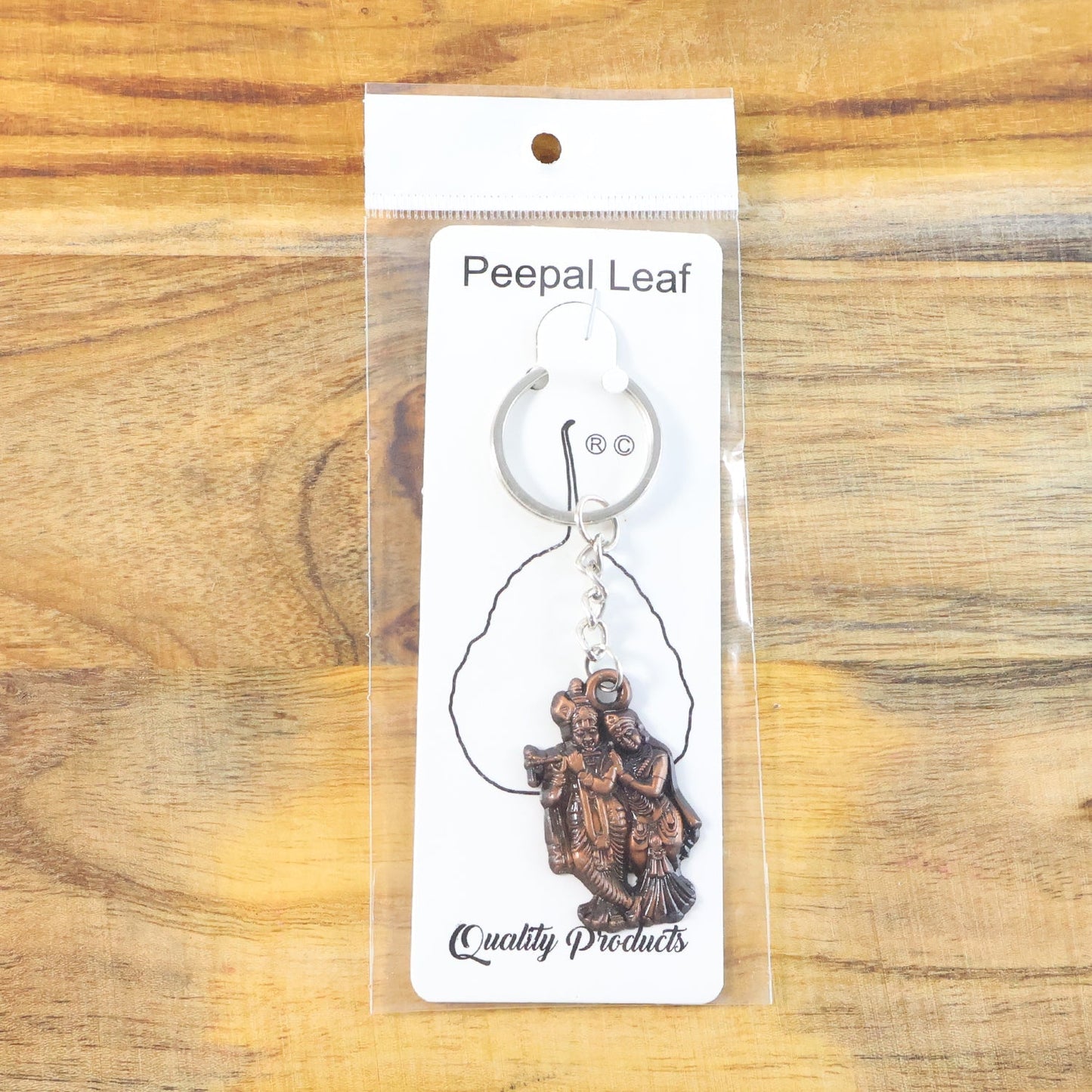 Radha Krishna Metal Keychain (1 Pc) signaturekarts