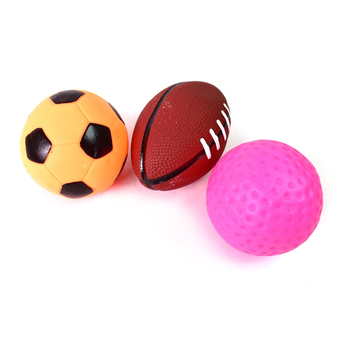 Sports Squeeze Ball Toy Set of 3 Soft Balls for Kids/Toy for Kids Signaturekarts