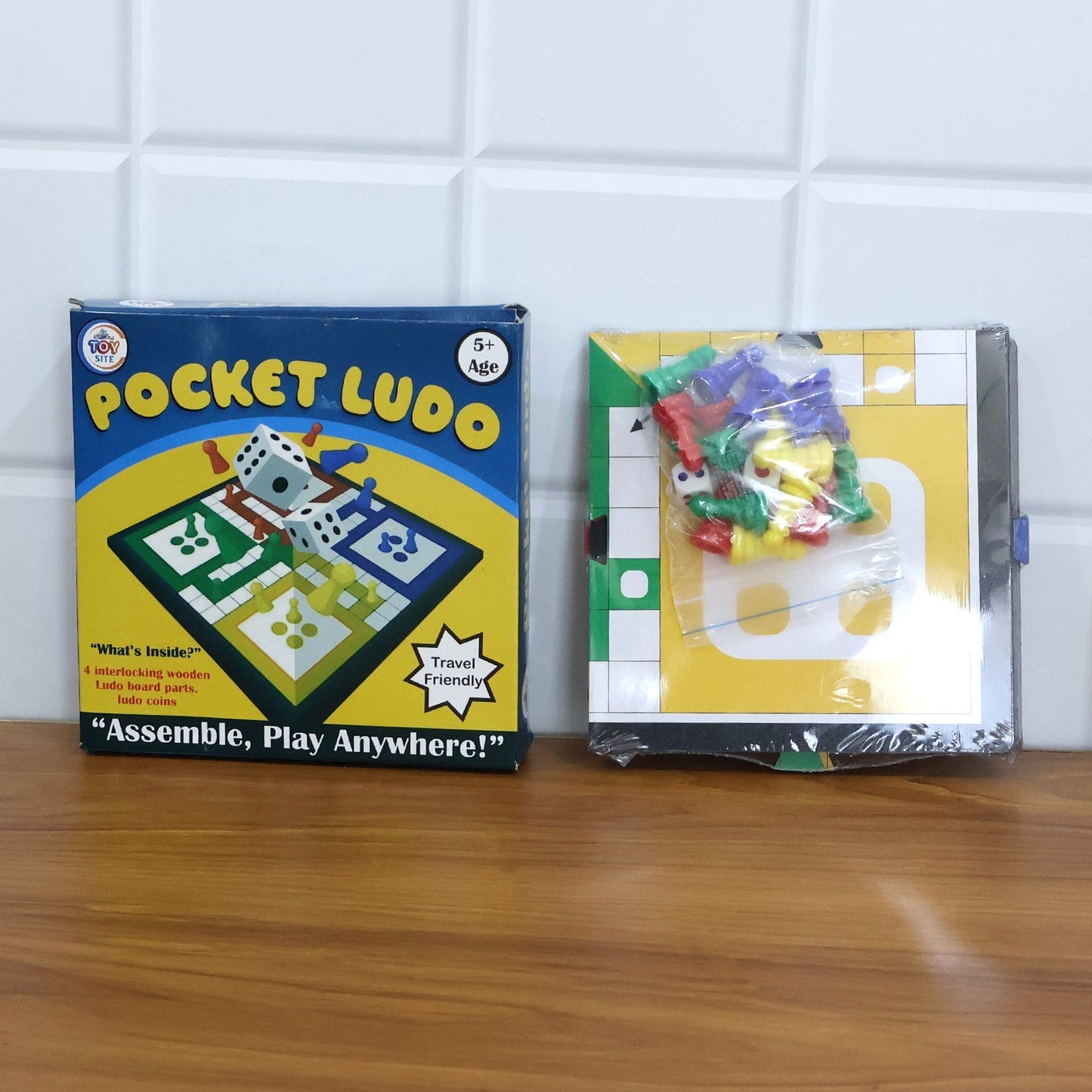 Pocket Ludo Travel Board Game - (1 Set) signaturekarts