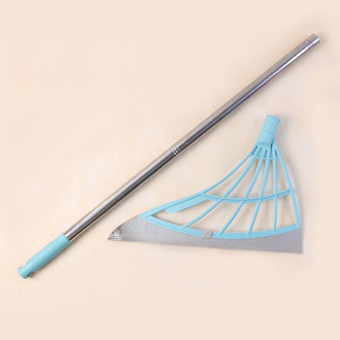 Durable Eco-Friendly Broom with Scraper Your Brand