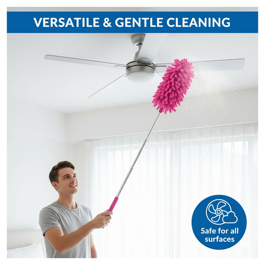 Multipurpose Microfiber Fan Cleaning Duster for Quick and Easy Cleaning Your Brand