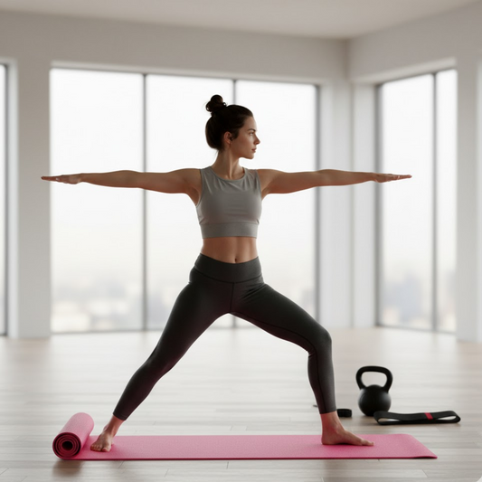 Yoga Mat Eco-Friendly for Fitness & Gym – Non-Slip Exercise Mat (180x60cm) Signature Kart