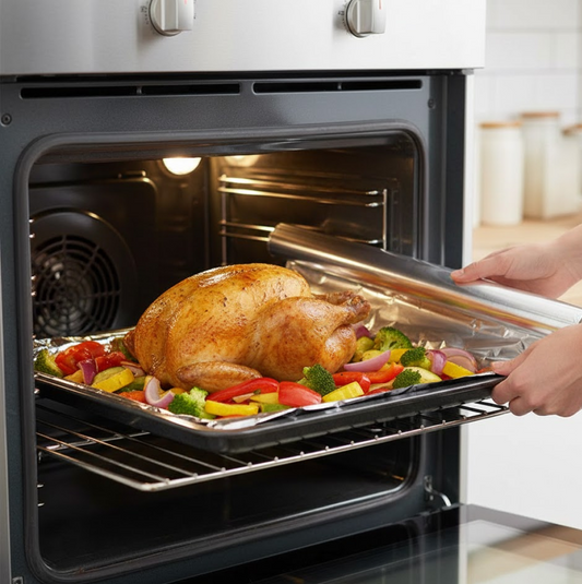 Heavy-Duty Aluminum Foil Roll – Non-Stick, Thick Sheet Baking & (10m x 300mm) Your Brand