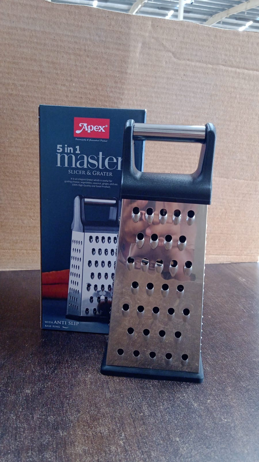 Apex 5-in-1 Master Stainless Steel Multipurpose Slicer and Grater Signature Kart