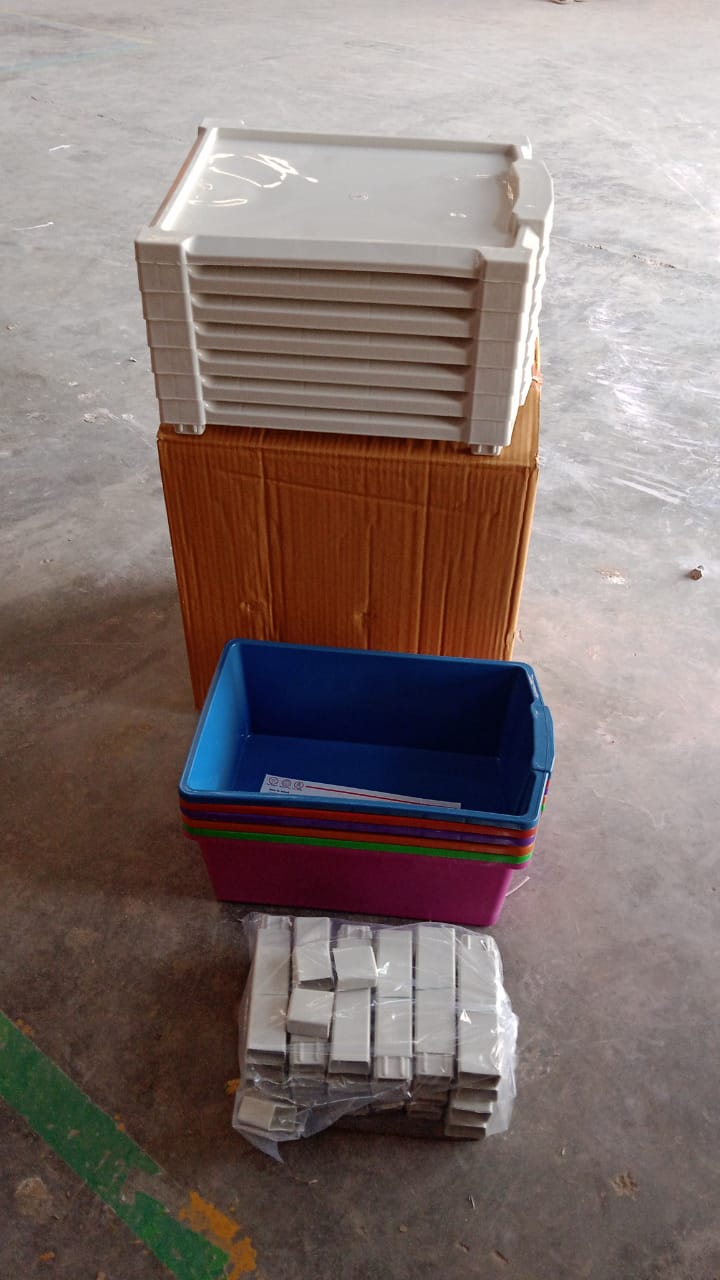 6-Layer Multi-Colored Plastic Storage Drawer Cabinet Signature kart