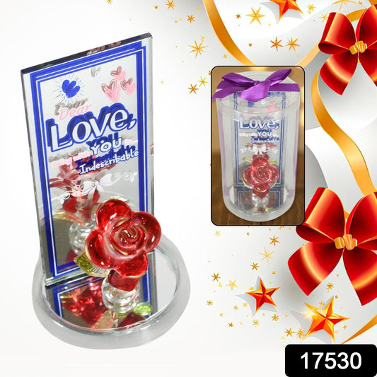 Lovely Rose Showpiece – Romantic Gift Set for All Occasions (1 Pc) signaturekarts