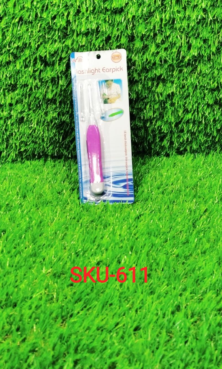 LED Flashlight Earpick with Tweezer Signature Kart