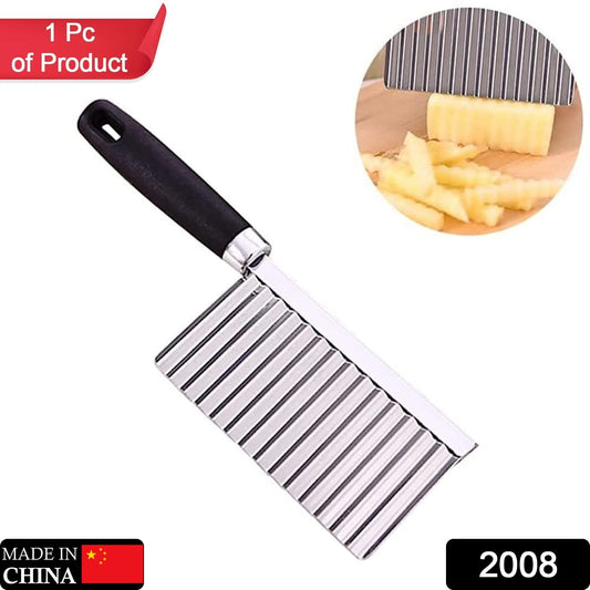 Stainless Steel Crinkle Cutter Knife for Salad and Vegetables Your Brand