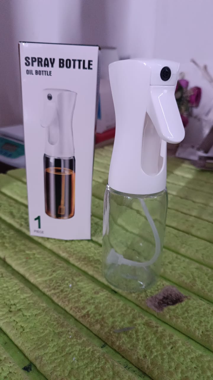 Plastic Oil Dispenser Bottle Spray (1 Pc / 200 ml Approx) Signaturekarts