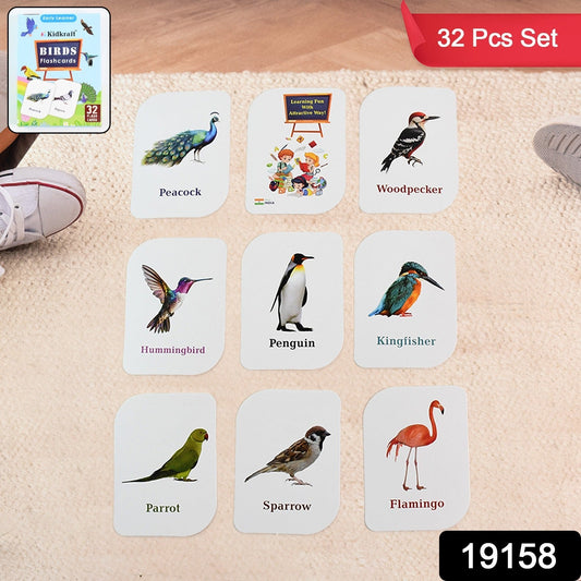 KidKraft Early Learner Educational Flashcards – 32 Birds Signature kart