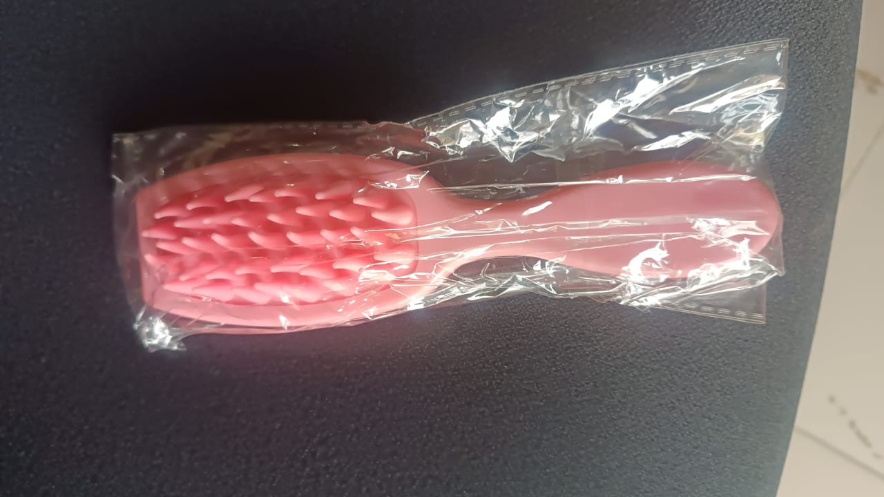 Multipurpose Silicone Scalp Massager Shampoo Brush (1 Pc) Signature Kart