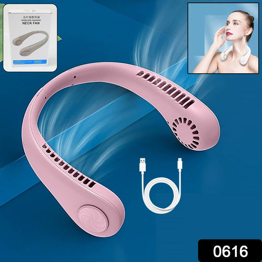 Portable Neck Fan: Holiday Hands Free Bladeless Neck Fan signaturekarts