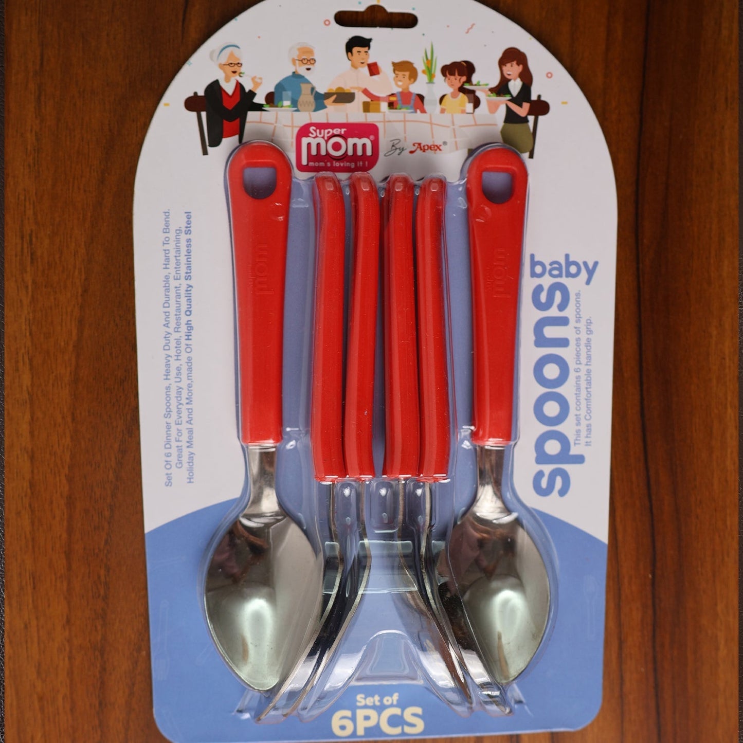 Supermom Baby Feeding Spoon (6 Pc Set) signaturekarts