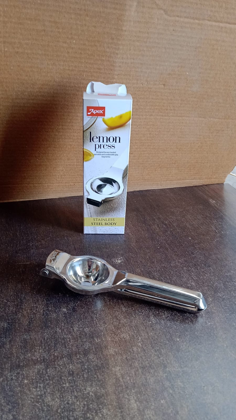 Apex Heavy Duty Stainless Steel Lemon Press Squeezer Signature Kart
