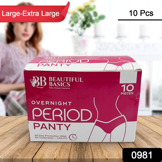 Women’s Emergency Travel Kit with Seamless Underwear Pantyliner 10 Pcs signaturekarts
