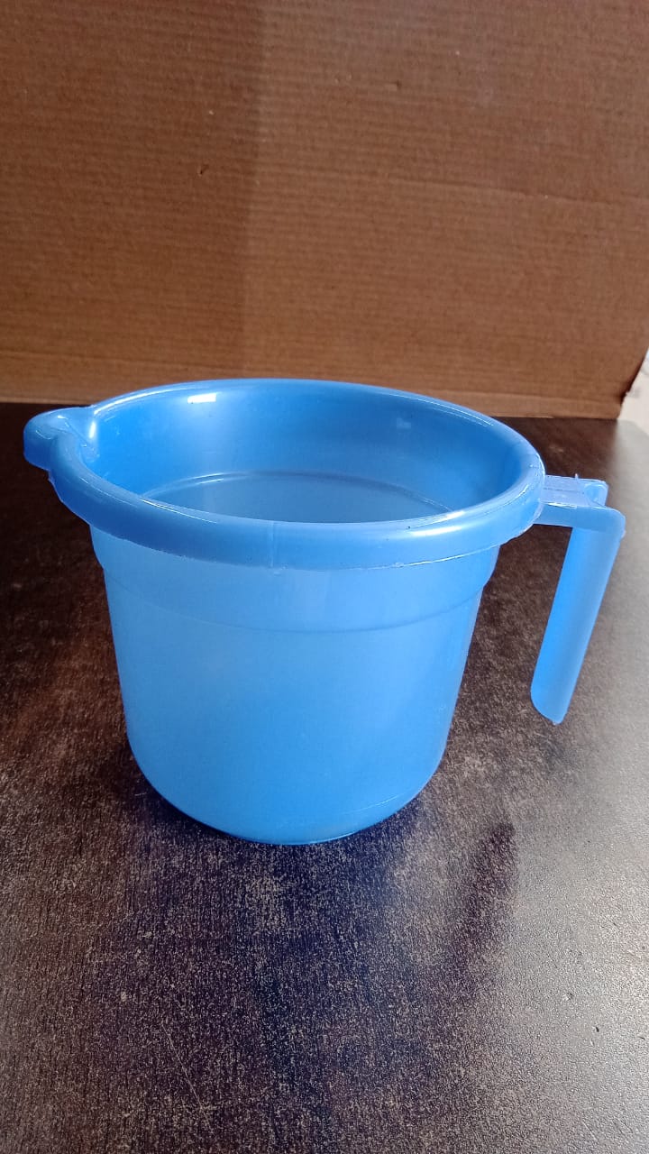 Unbreakable Plastic Bath Mug Approx 1000ML (1 Pc) Signature Kart