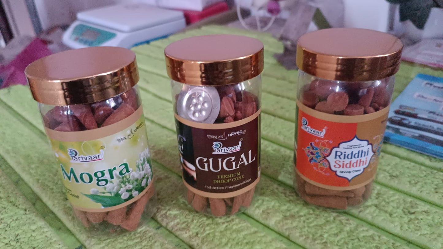 Mix Flavour Dhoop Cones, Premium Dhoop (120 GM/ Mix/ 1pc) Signaturekarts