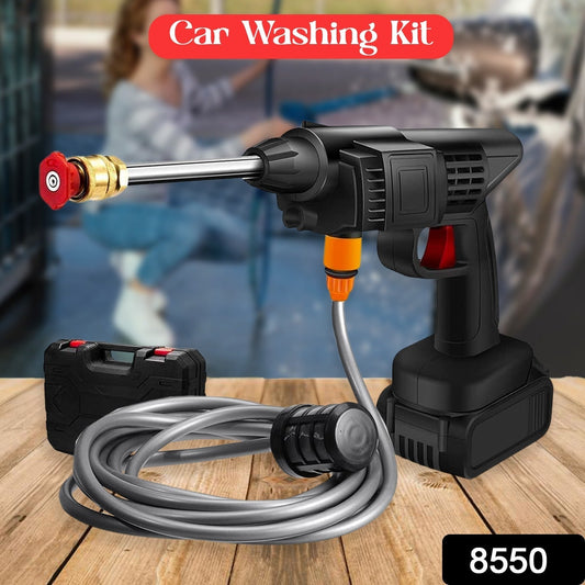 48V Portable Car Pressure Washer Kit with Rechargeable Battery signaturekarts