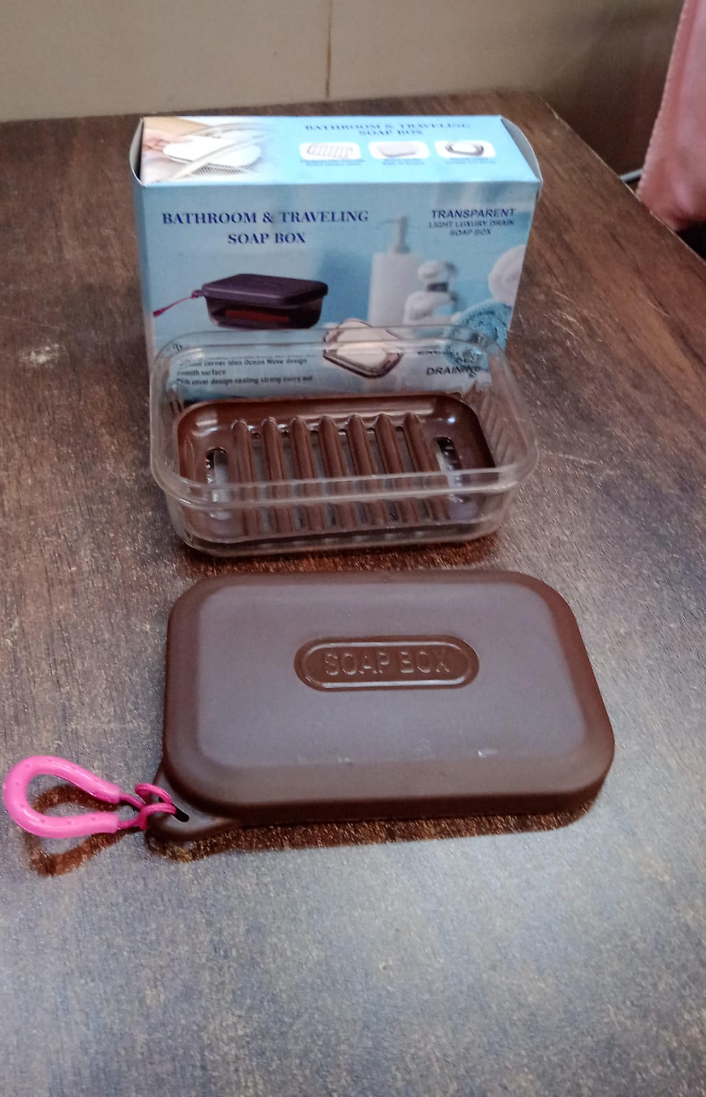 Bathroom & Travel Plastic Soap Box with Lid ,Sabudani (1 Pc) Signaturekarts