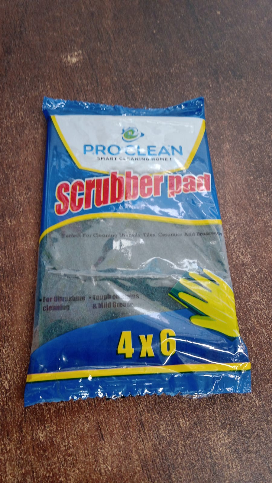 Pro Clean Heavy-Duty Kitchen Scrubber Pad – 4x6 inch (1 Pc) Signature kart