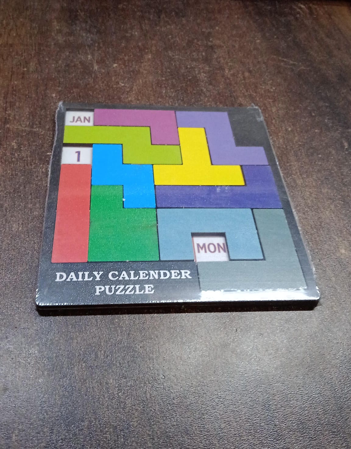 Wooden Daily Calendar Puzzle (Multicolor / 1 Set) Signaturekarts