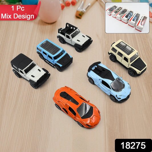 Mini Pull Back Car Widely Used By Kids (1 Pc / Mix Color / Design) Signaturekarts