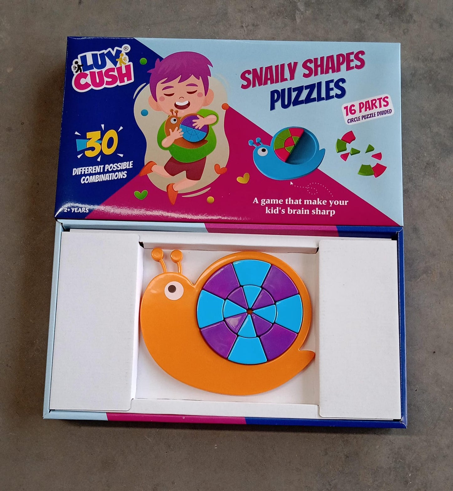 Mini Snail Puzzle – STEM Educational Toy, Puzzle Games for Ages 3-6 (Mix Color) signaturekarts