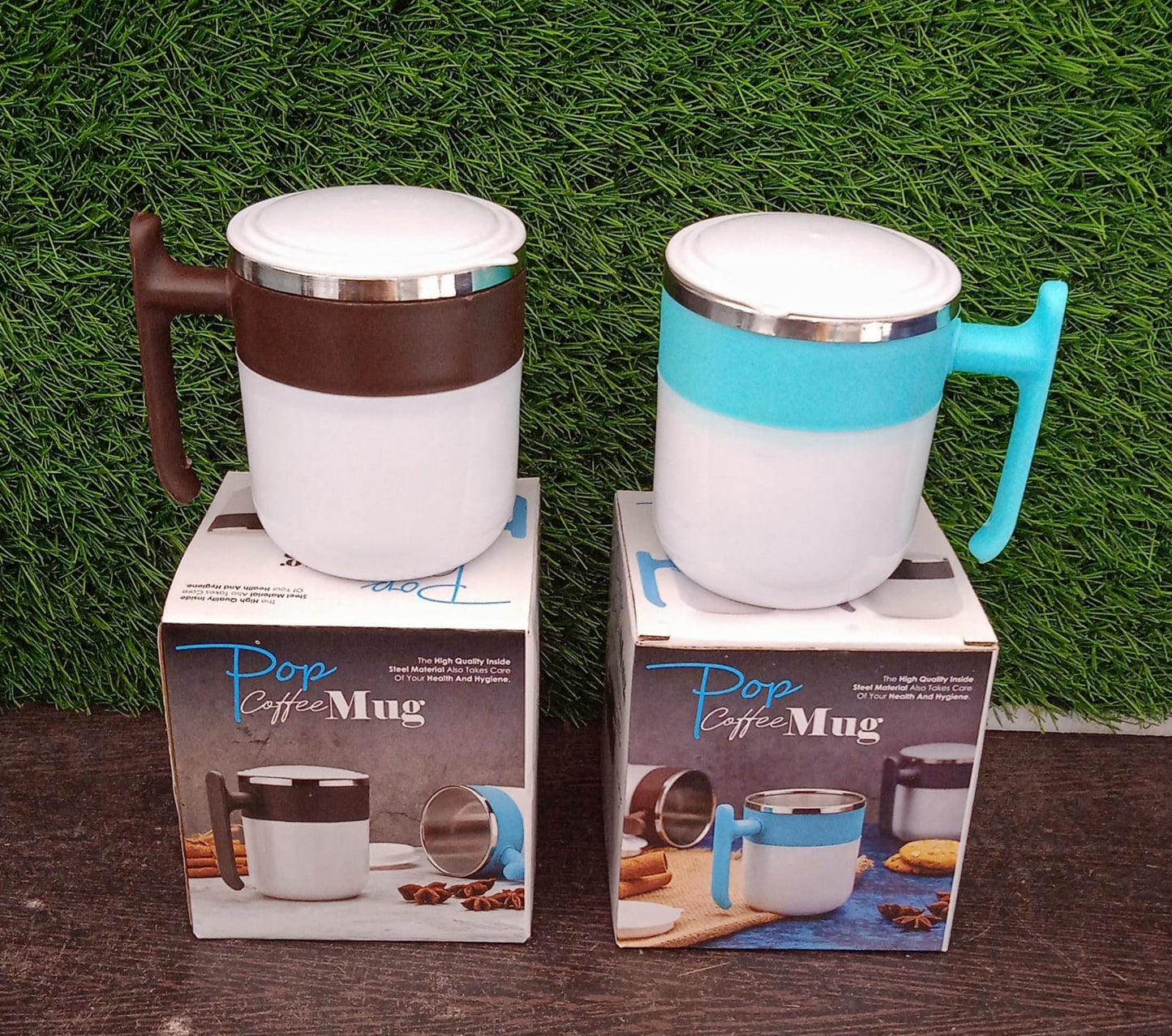 Stainless Steel Insulated Coffee Tea Mug Cup for Office Home 1 Pc signaturekarts