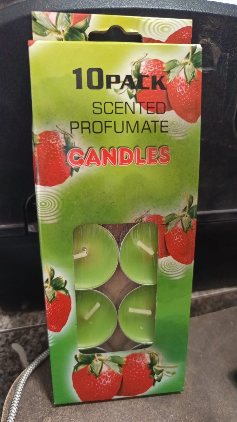 8–9 Hour Unscented Smokeless Candles for Festivals, Parties & Dinners (10 Pc) signaturekarts