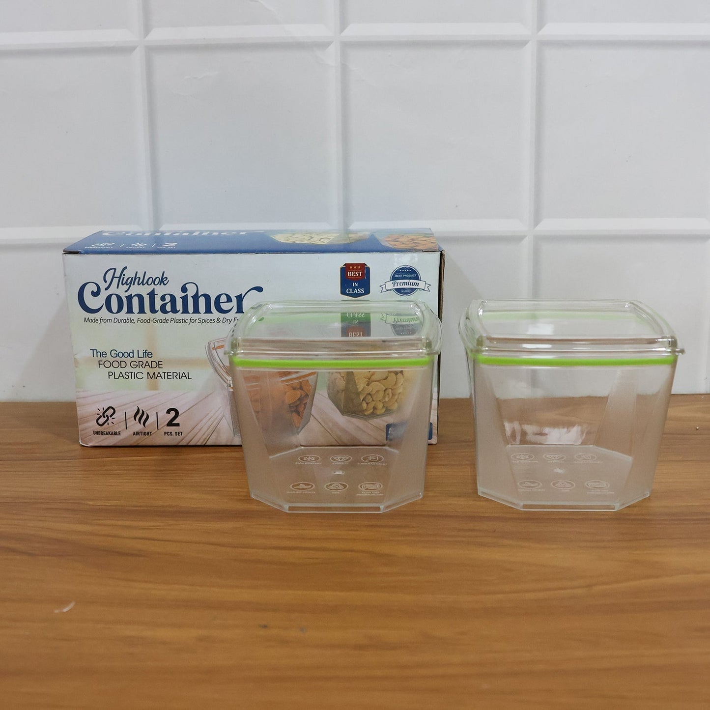 Food Storage Container Set with Leak-Proof Lid (500 ML / 2 Pc) The Morsignaturekarts
