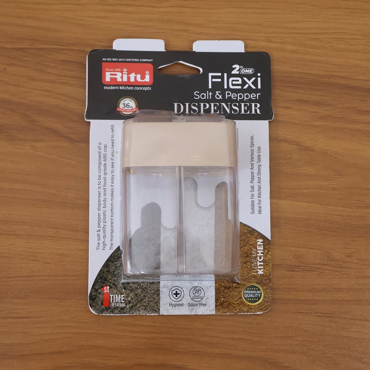 Ritu Premium 2-in-1 Salt and Pepper Dispenser signaturekarts