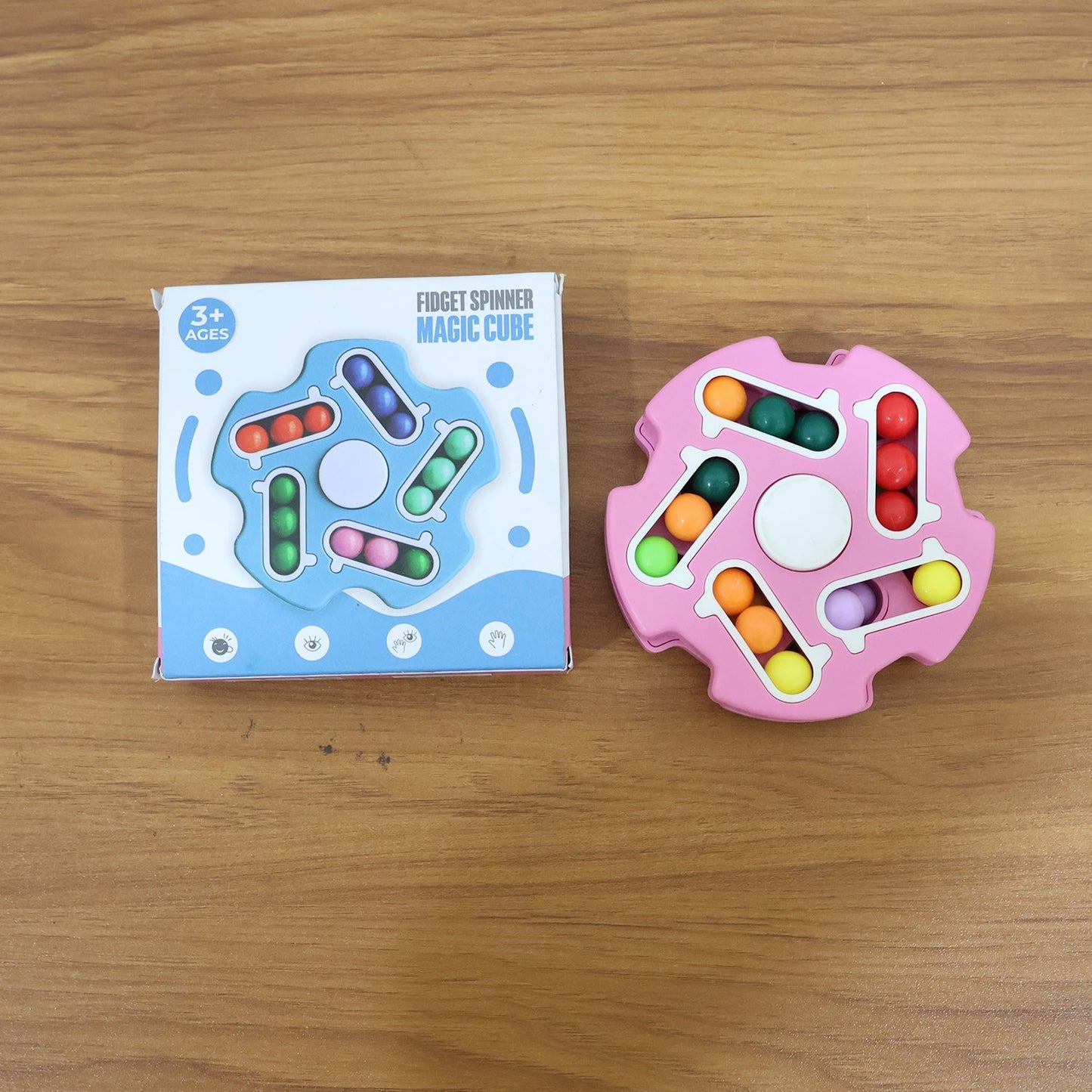 Fidget Magic Cube Spinner Toy – Multi-Track Finger Puzzle The Morsignaturekarts