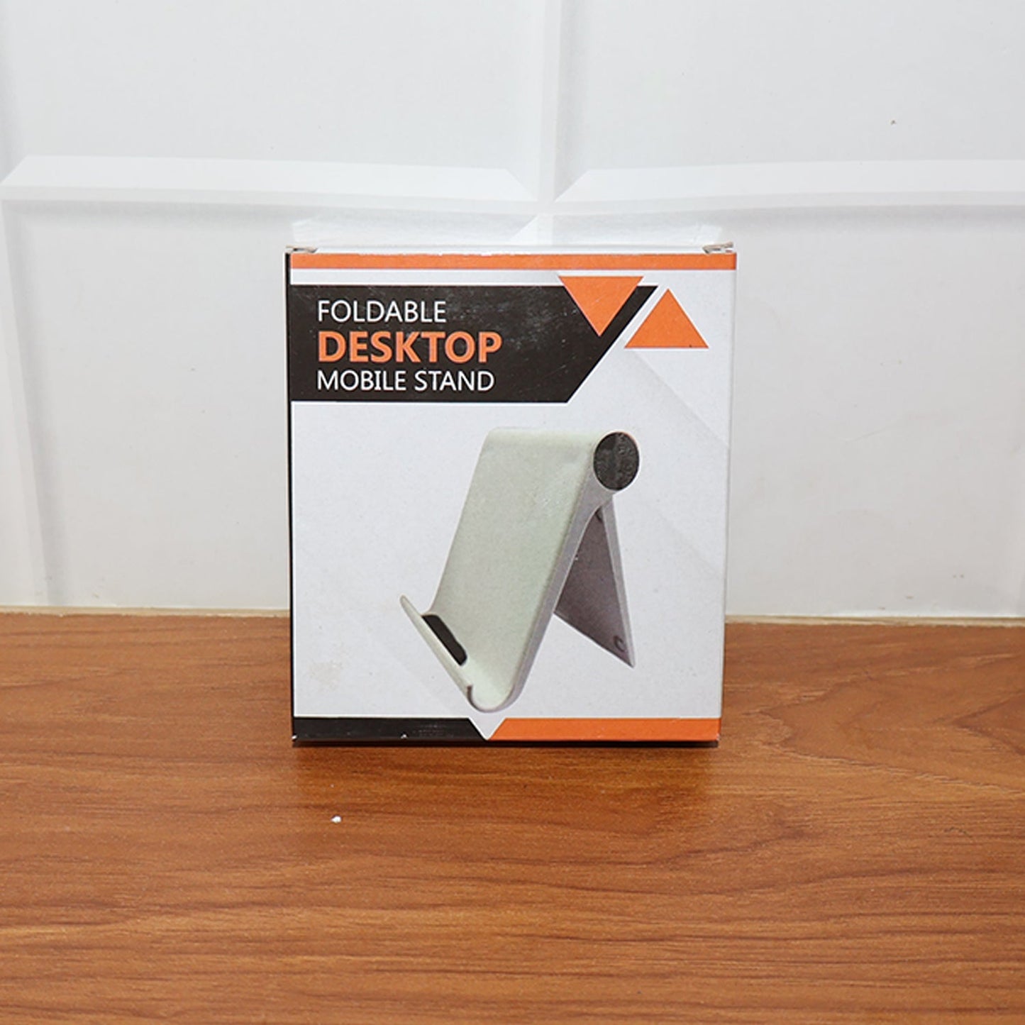 Plastic Foldable Desktop Mobile Stand (1 Pc / White) The Morsignaturekarts