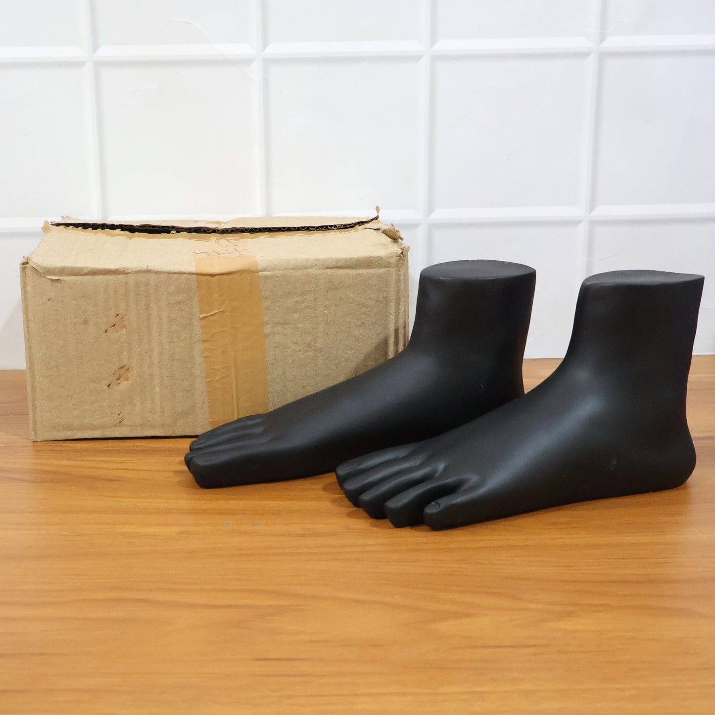 Premium Black Foot Mannequin Display Stand (1 Pair) The Morsignaturekarts