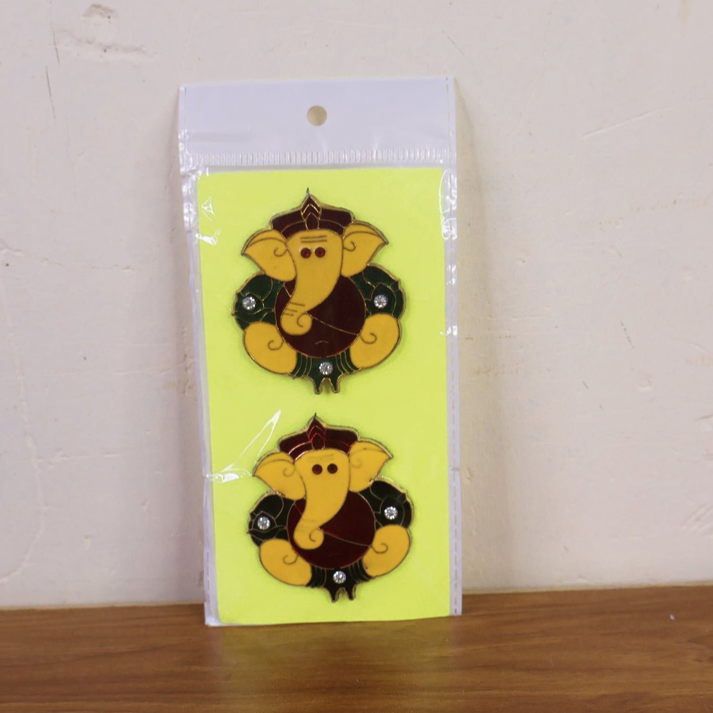 Decorative Lord Ganesha Wall Hanging Stickers (2 Pc) signaturekarts